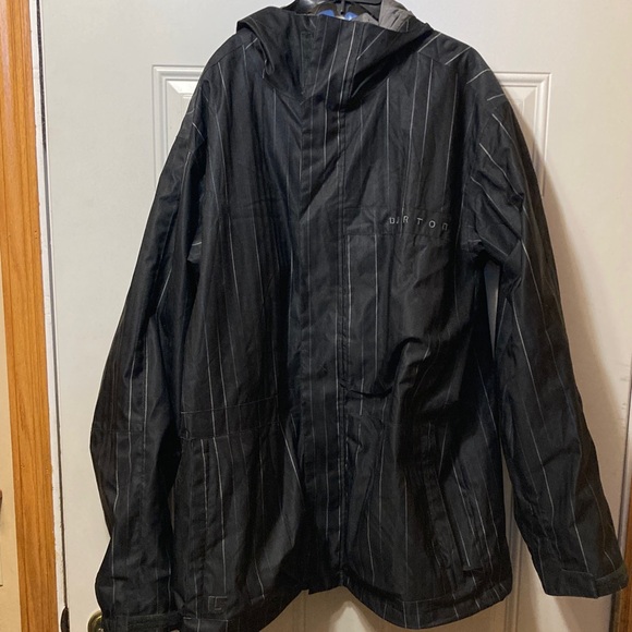 Burton Other - Burton Black Pinstripe Men's Ski Jacket XL